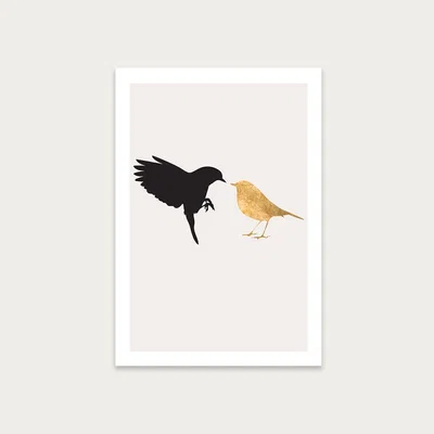 Bombinate.com Lovebirds 1 Art Print Unframed