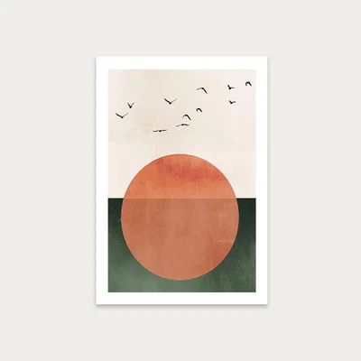 Bombinate.com Rising Art Print Unframed