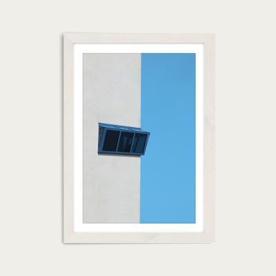 Bombinate.com Radar Window Art Print White Frame