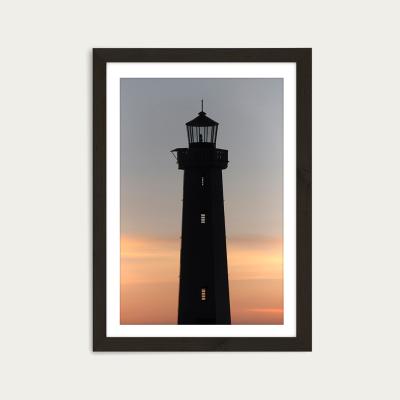 Bombinate.com The Perfect Ocean View From The Lighthouse Art Print Black Frame