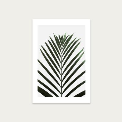 Bombinate.com Lush Tropical Palms-Black and White Editions Art Print Unframed