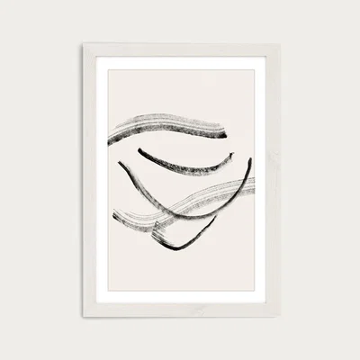 Bombinate.com Currents 2 Art Print White Frame
