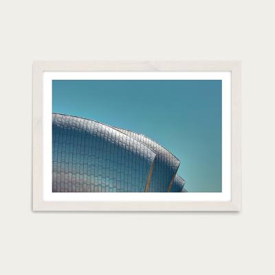 Bombinate.com Thames Barrier Art Print White Frame