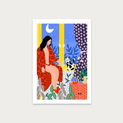 Bombinate.com Being Comfortable With Myself Art Print Unframed