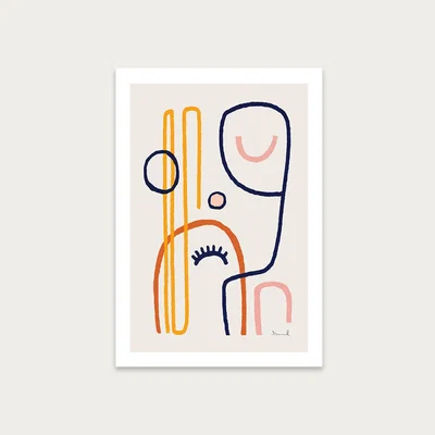 Bombinate.com Feel Good II Art Print Unframed