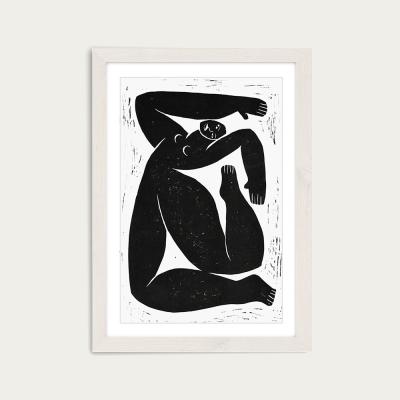 Bombinate.com Choregraphic Character I Art Print White Frame