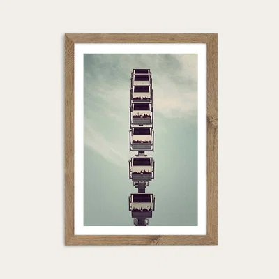 Bombinate.com Dom Art Print Oak Frame