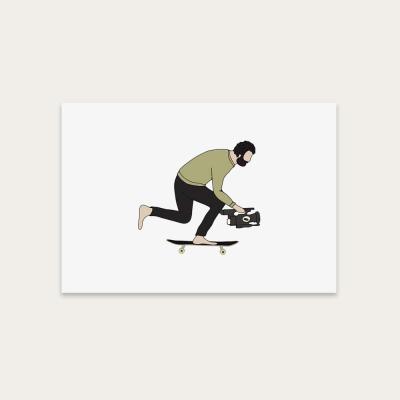 Bombinate.com The Dude Art Print Unframed