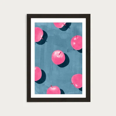 Bombinate.com Fruit No. 9 Art Print Black Frame