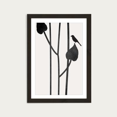 Bombinate.com Beauty Of Silence Art Print Black Frame