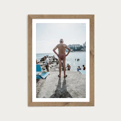 Bombinate.com Dolce Vida Art Print Oak Frame