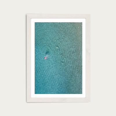 Bombinate.com Water Candy Art Print White Frame