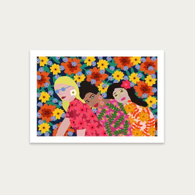 Bombinate.com Everybody is Welcome Here Art Print Unframed