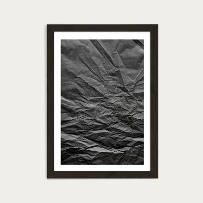 Bombinate.com Black Paper Landscape Art Print Black Frame