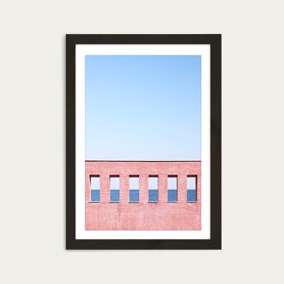 Bombinate.com Sea View Art Print Black Frame