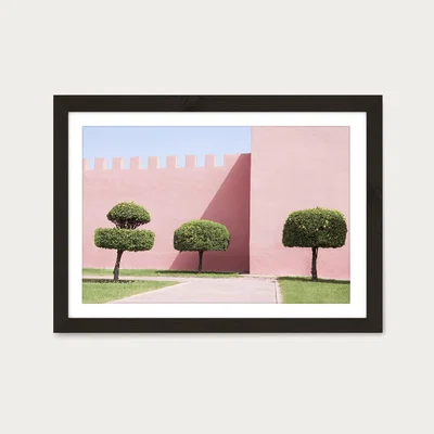 Bombinate.com Three Trees Art Print Black Frame