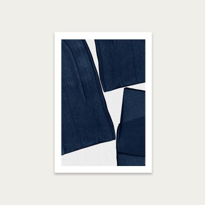 Bombinate.com Minimalist Painting Blue III Art Print Unframed