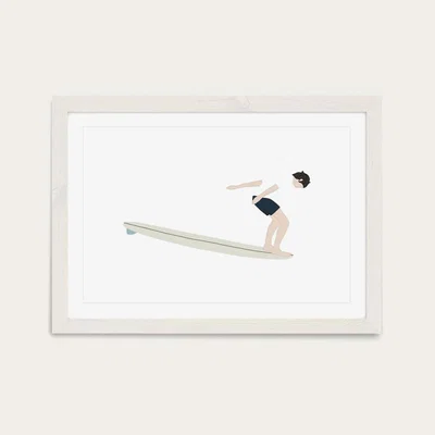 Bombinate.com Foam Art Print White Frame