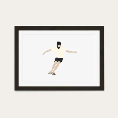 Bombinate.com Mini Art Print Black Frame
