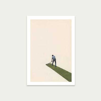 Bombinate.com Gardener Art Print Unframed