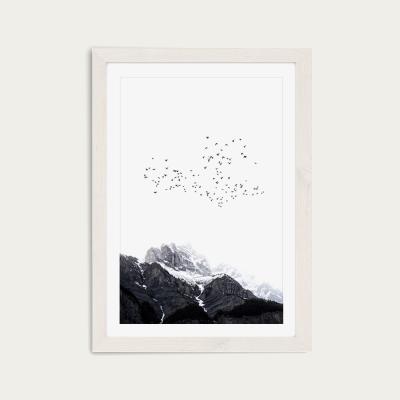 Bombinate.com Top Of The World Art Print White Frame