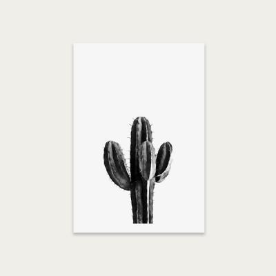Bombinate.com Cactus Black and White 3 Art Print Unframed