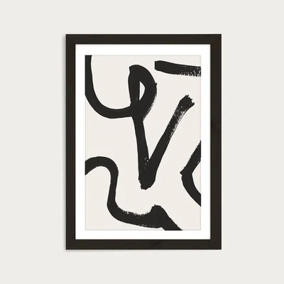 Bombinate.com Berf I Art Print Black Frame