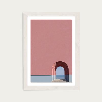 Bombinate.com Look the Ocean Art Print White Frame