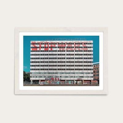 Bombinate.com Haus der Statistik 03 Art Print White Frame