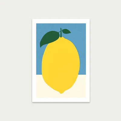 Bombinate.com Lemon Art Print Unframed