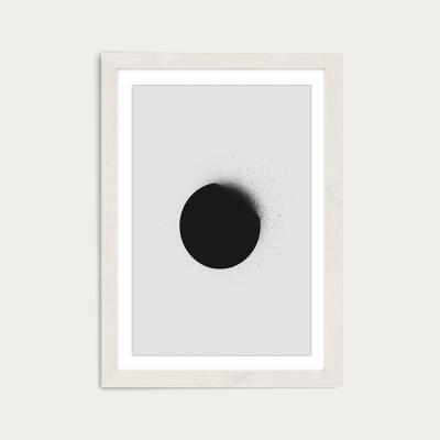 Bombinate.com Black No. 1 Art Print White Frame