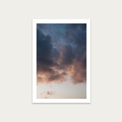 Bombinate.com Pastel Sunset Sky Art Print Unframed