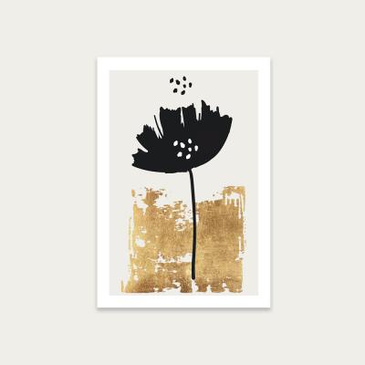 Bombinate.com Black Poppy Art Print Unframed