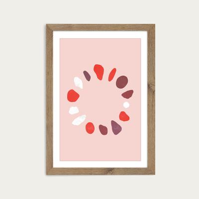 Bombinate.com Soul Art Print Oak Frame