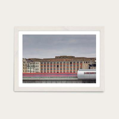 Bombinate.com Millenium Mills Art Print White Frame