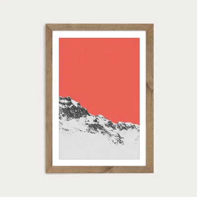 Bombinate.com Atmosphere Art Print Oak Frame