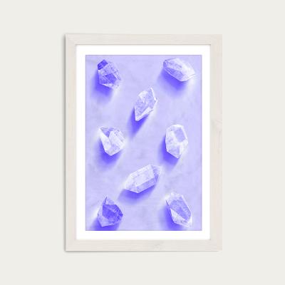 Bombinate.com Stones Art Print White Frame