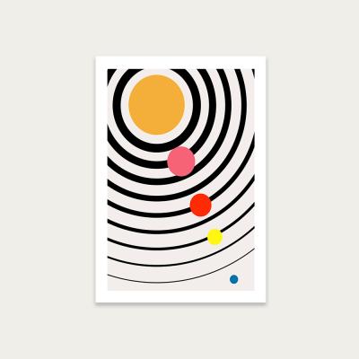 Bombinate.com Playful Universe Art Print Unframed