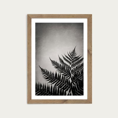 Bombinate.com Mansion of the Sky 2 Art Print Oak Frame