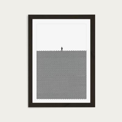 Bombinate.com The Zone Art Print Black Frame