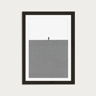 Bombinate.com The Zone Art Print Black Frame