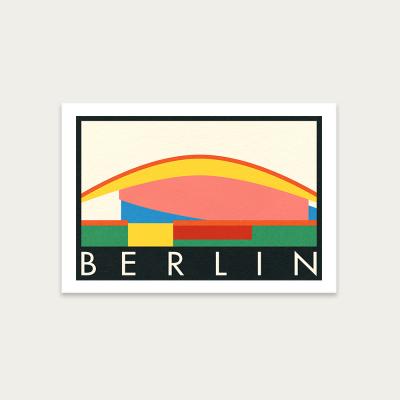 Bombinate.com Berlin HKW Art Print Unframed