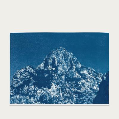 Bombinate.com Yosemite Blue Mountain Handmade Cyanotype Art Print