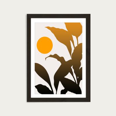 Bombinate.com Tropical Sunrise Art Print Black Frame