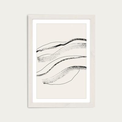Bombinate.com Currents 1 Art Print White Frame