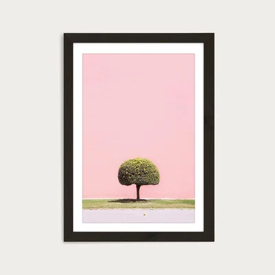 Bombinate.com Orange Tree Art Print Black Frame