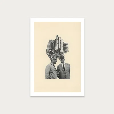 Bombinate.com Motorheads Art Print Unframed