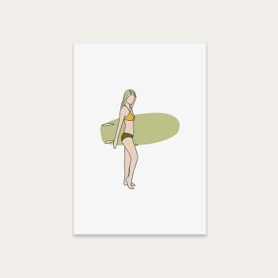 Bombinate.com Sara Art Print Unframed