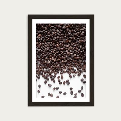 Bombinate.com Breakfast Coffee Confetti Art Print Black Frame