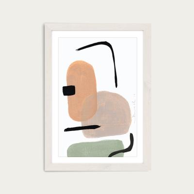 Bombinate.com New School II Art Print White Frame